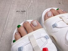 アイネイル 小倉(ai nail)/親指ａｒｔカラー追加　