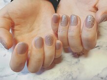 マリアンジュ(MariAnju)/ジェルネイル★ミラーヒョウ柄