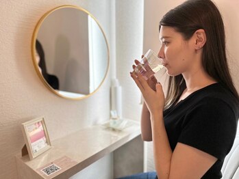 リアン 久留米(Lian)/リンパの前にしっかり水分補給♪