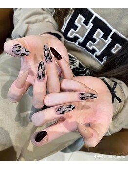 ヘブン ネイル 鶯谷(HEAVEN Nail)/アニマルブラウン