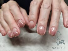 ネイルプラスユウ(NAIL+U)/先端ミラーアート