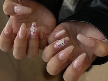 ランド ネイル 博多(LAND)/★☆ワンカラー + パーツ☆★