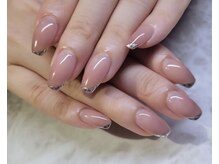 パーミル アイ アンド ネイル クマモト(permille ‰ eye&nail Kumamoto)/斜めフレンチ