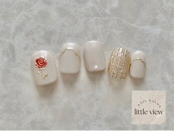 手描き薔薇ミラー¥8980