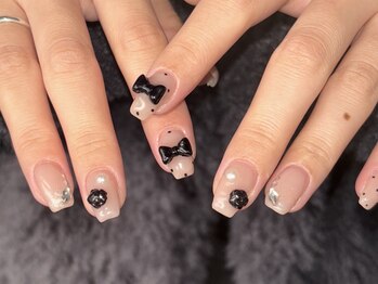 こゆび/リボンネイル