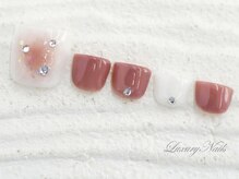 ラグジュアリーネイルズ アカバネ(Luxury Nails Akabane)/キュート*チークネイル