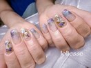 梅雨ニュアンスネイル