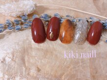 キキネイル たまプラーザ店(kikinail)/秋べっ甲ネイル