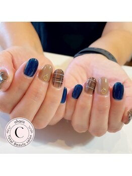 カリス(charis)/チェックネイル