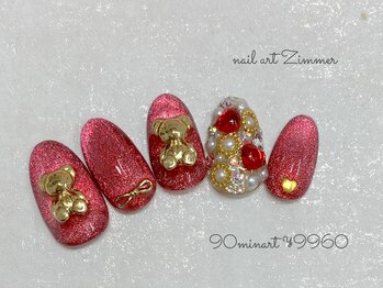 ネイルアート ジマー/90minart コース¥9960