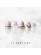 ネイルステーション リンクスウメダ店(NAIL STATION)/フレンチネイル／パラジェル