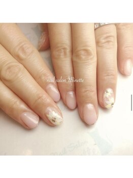 ネイルサロン ミネット(Nail Salon Minette)の写真/定番～最旬デザインまでお任せ♪技術力光る繊細かつ華かなARTが大人気♪上級ネイリスト在籍◎