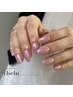 【トップネイリスト/Hand】オーロラ&ミラーネイル　¥6500