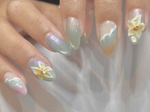 ラピス(Lapis)/お花/海ネイル/サンセット