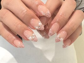 ツイードネイル　パラジェル