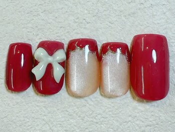 ネイルビート(NAIL BEAT)/フリルフレンチネイル