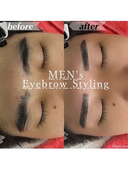 ルアン 六本木店/メンズ美眉毛スタイリング