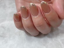 スリーラッシュ エルフネイル(threelash elf.nail)/ガラスフレンチ