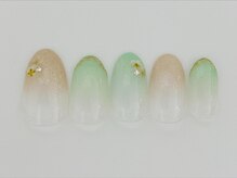 ネイルサロン アビー グランデュオ蒲田店(abbie)/ティンクグリーン¥11396