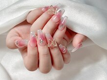 ティーアンドビー ネイルスタジオ(T&B NAIL STUDIO)/トレンドワンホンちゅるんネイル