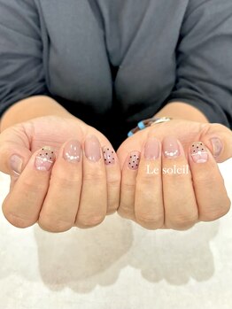 ル ソレイユ(Le soleil)/ドットネイル byあやか