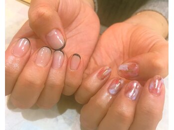 ドレス ネイルアンドアイラッシュ 梅田(Dress)/【Dress 梅田】アシンメトリー♪