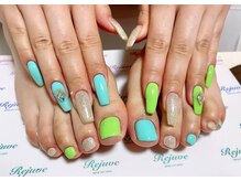 リジュベ(Rejuve)/フットもおそろいで☆