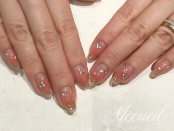 アクイユ 銀座店(ACCUEIL)/秋色チークネイル