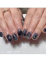 プリュネ(Prune)/ネイビー/グレー/インク