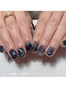 プリュネ(Prune)/ネイビー/グレー/インク