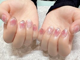 チークマグ×ぷっくり肉球ネイル