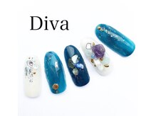 ネイルサロンディーバ 塚口店(Diva)/ブルーネイル