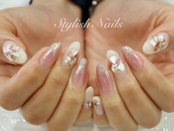 スタイリッシュネイルズ(Stylish Nails)/エレガント系シェルネイル