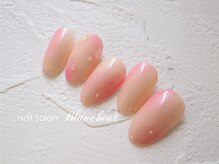 ネイルサロン ブランシュール(Nail Salon Blancheur)/ちゅるんと桃ネイル