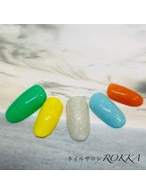 ロッカ(ROKKA)/5カラーズネイル夏空
