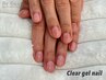 【メンズネイル】クリアジェルネイル♪(自爪風ネイルにも変更可)¥5000