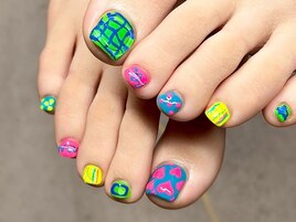 個性派！フットネイル☆