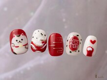 アイネイルズ 横浜WEST店(I-nails)/新年招き猫ネイル