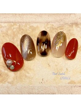 ネイルサロン クイル(QUILL)/９月テラコッタ（１）