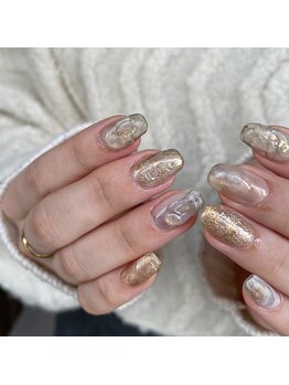 リノ 大阪本町店(lino)/ニュアンスネイル