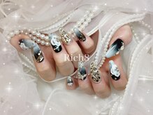 ネイルアンドまつげエクステ リッチエイト 原宿店(Rich8)/晴れ着に合わせた成人式ネイル