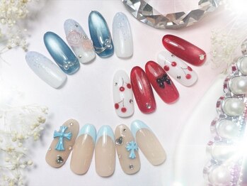 ネイルサロン キュラソー(Curacao)の写真/駅近&仕事帰りOK★シンプル～ワンホンまで豊富なデザインご用意【オフ無料&ケア込★シンプル定額¥6800～】