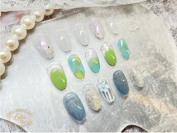 ラスターネイル(Luster nail)の写真/お得に可愛い指先!!初回&4週間以内オフ無料♪見惚れるネイルが豊富◎【トレンドネイル3980円】