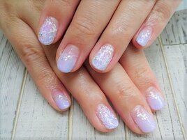 桜＆つたネイル
