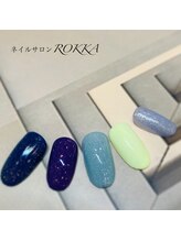 ロッカ(ROKKA)/5カラーズネイル夜空