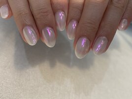 pinkオーロラミラー