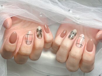 ジョアネイル(JOA Nail)/ミラー/リボン/チェック/インク