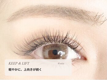 アイラッシュサロン ウインクル(Eyelash Salon Winkle)の写真/【伊勢崎の＆ヘルシー】LEDマツエク×まつげパーマで軽やかに上向く大人の目元へ【Winkle伊勢崎/LED/持続】