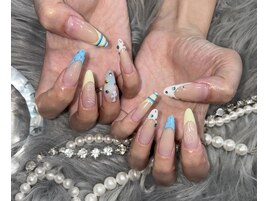ラスト夏ネイル