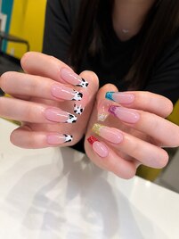 【スカルプ】フレンチネイル